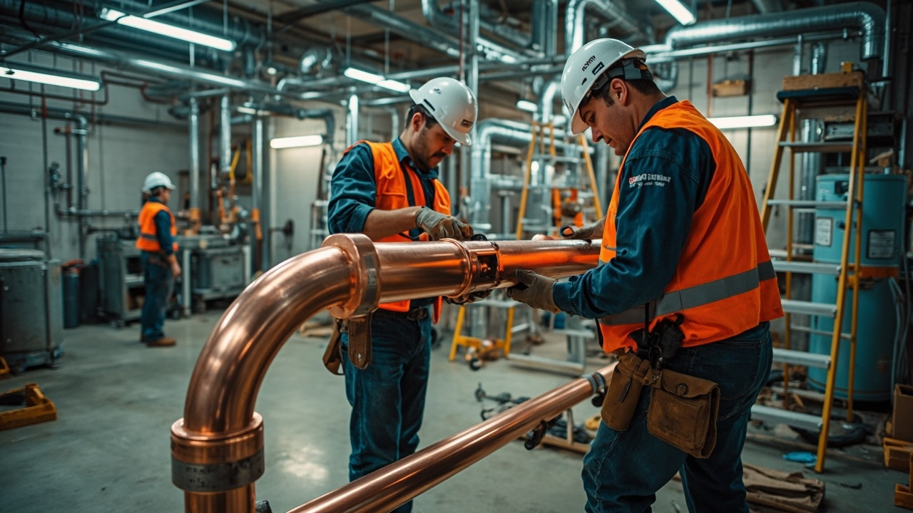 How Industrial Repiping Services Protect Business Continuity