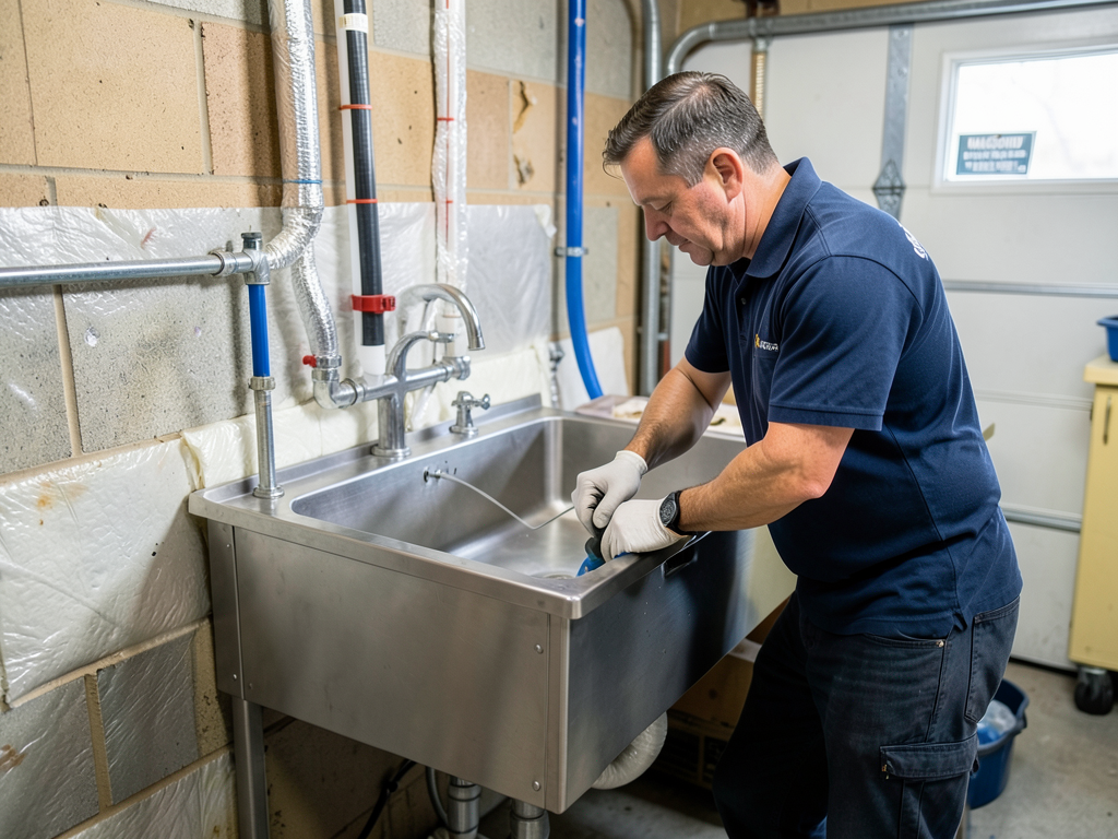 Adding a Heavy-Duty Utility Sink to Your Macomb Township Garage or Workshop