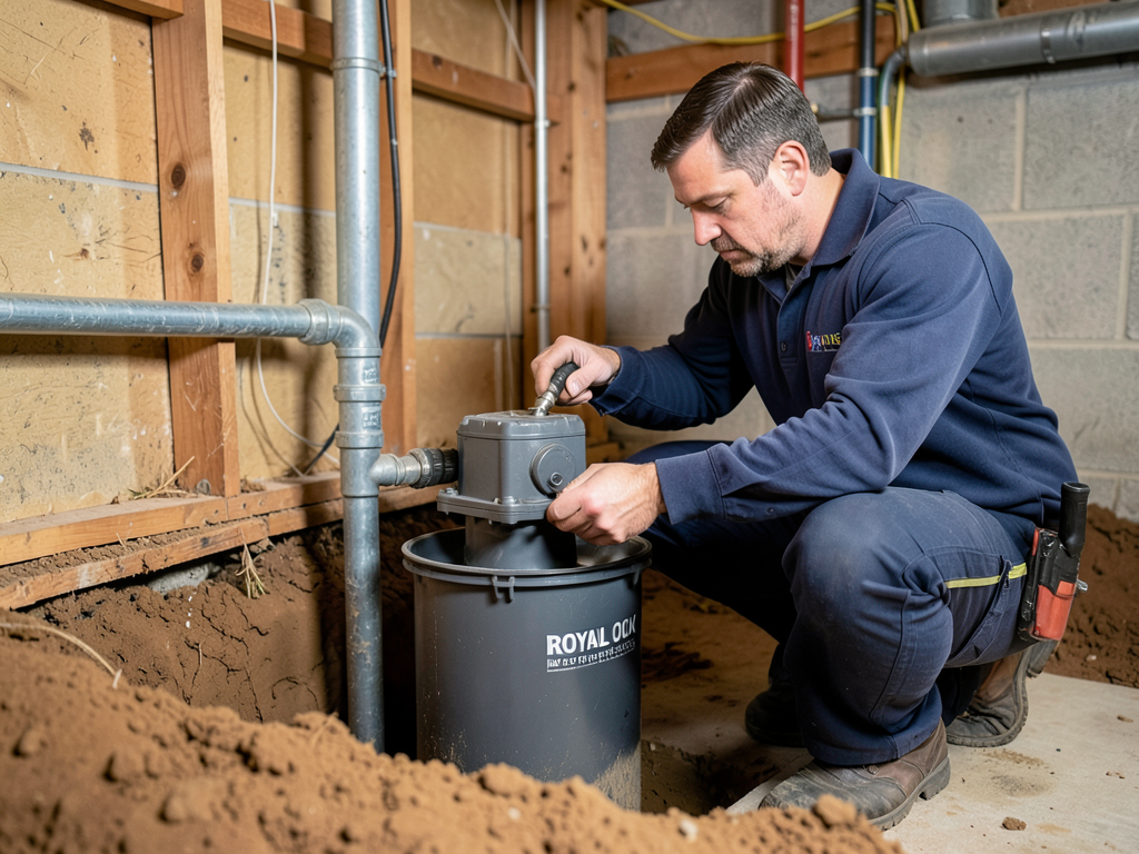 Expert sump pump installation to keep your royal o