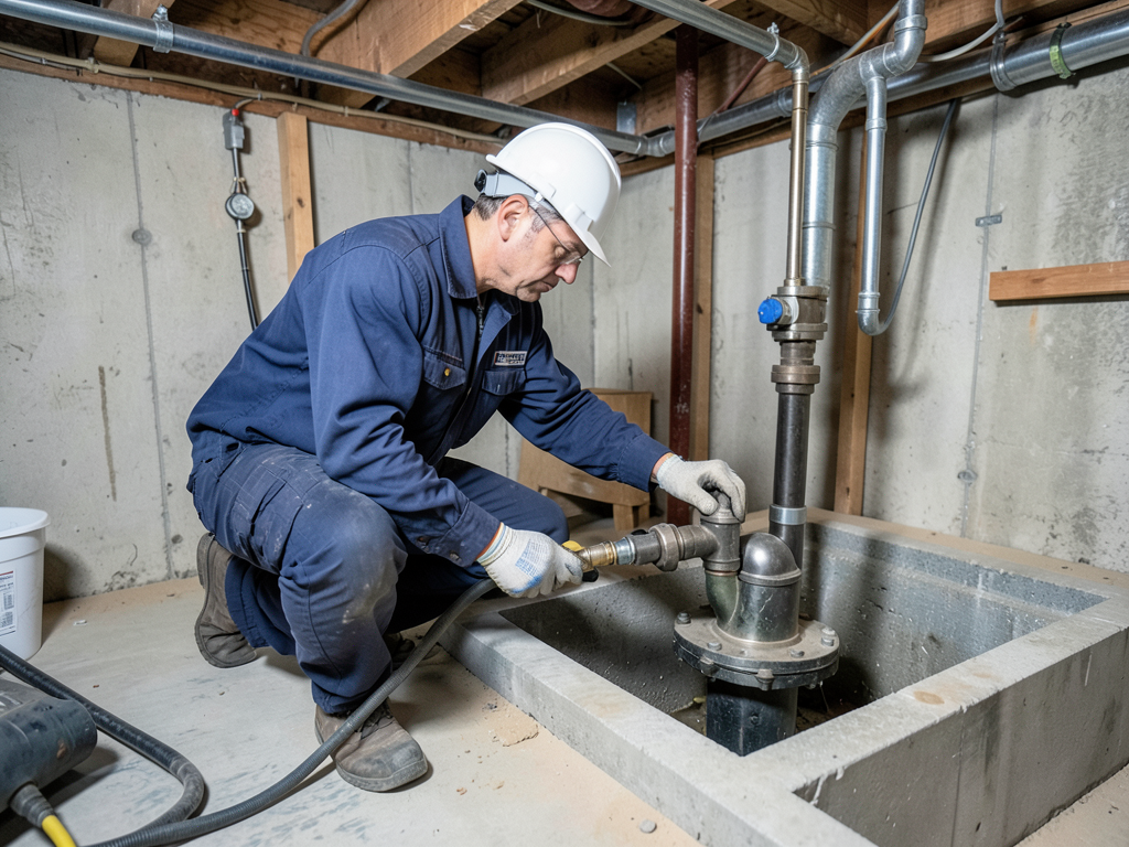 How to fix an overflowing sewage ejector pump in y