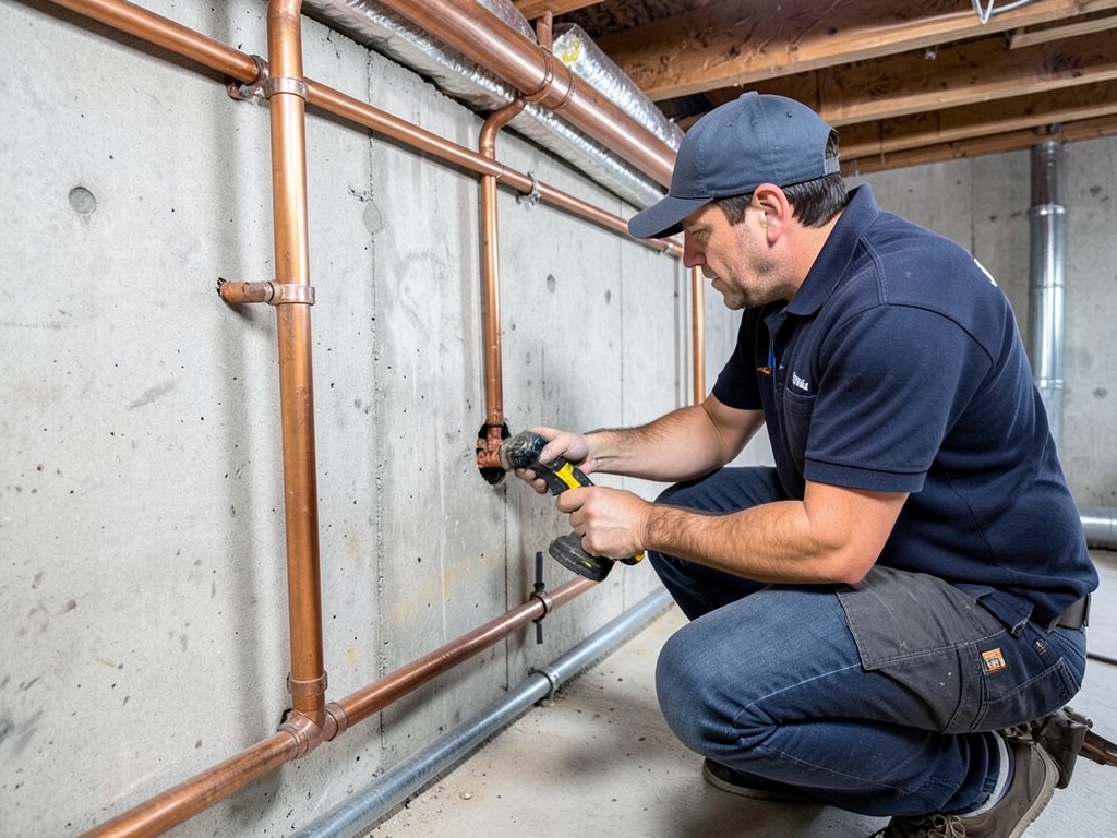 Stopping pipe condensation from dripping on your w